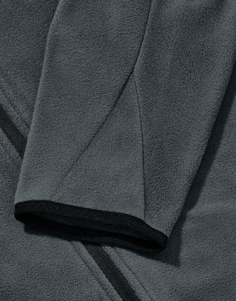 Signature Tagless Microfleece Full Zip Women - Dark Black / 2XL