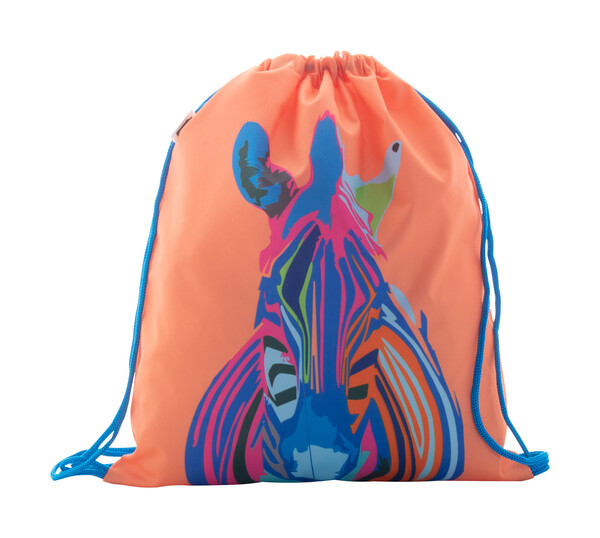 Sac piscine personnalisé pour enfants CreaDraw Kids RPET - Bleu / Blanc