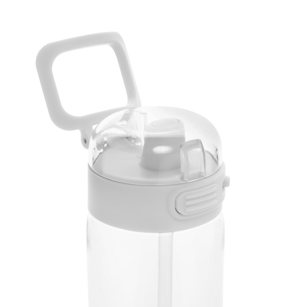 Sip'nLock RCS rPET auslaufsichere Sport-Trinkflasche 800ml - Weiß