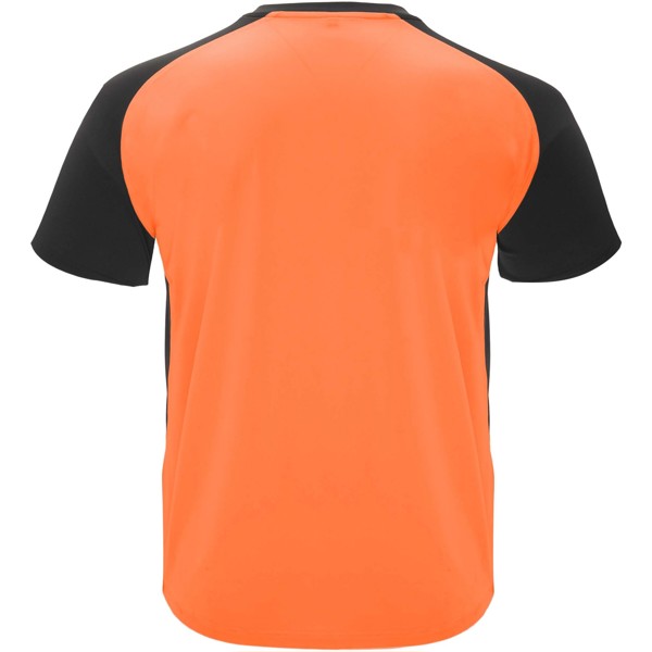 T-shirt de sport Bugatti à manches courtes pour enfant - Fluor Orange / Noir / 8