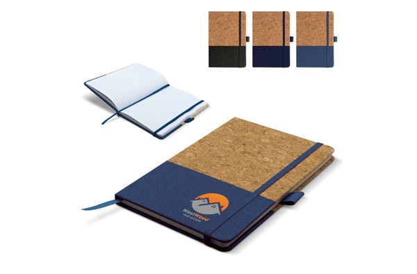 Cork notebook A5 - Black