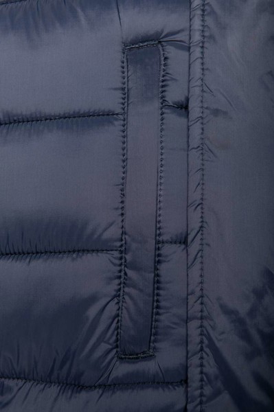 Men's Lightweight Hooded Padded Parka - Black / S