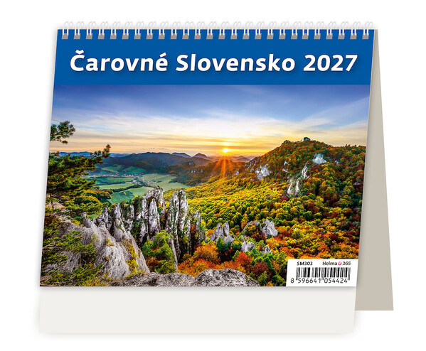 Stolní kalendář Čarovné Slovensko 2027