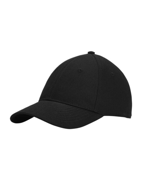 Cotton Twill Baseball Cap - Black