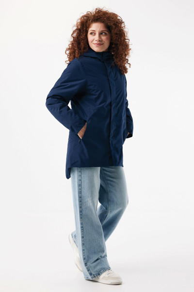 Parka en polyester recyclé IQONIQ Thelon - Bleu Marine / XXL