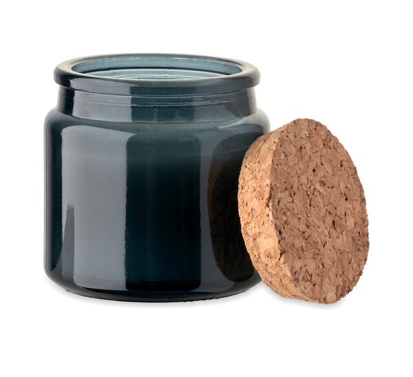 Bougie en cire végétale 70 gr Valo - Bleu Marine