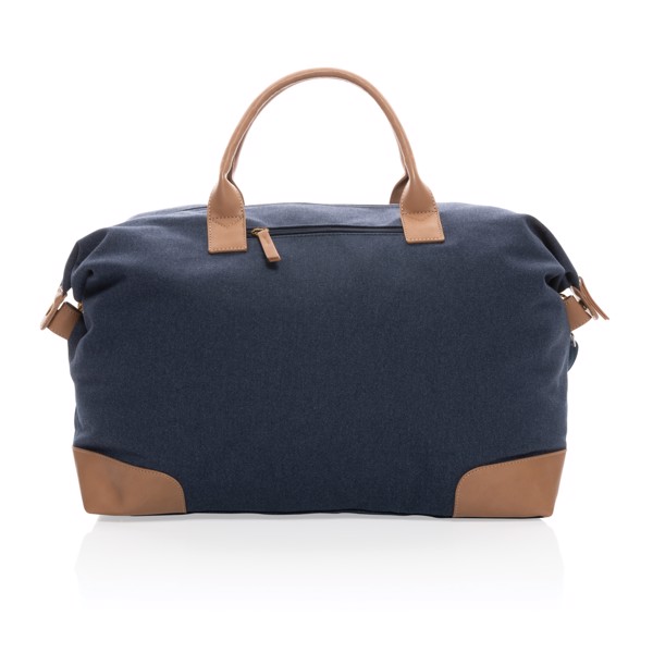 Sac weekend Impact AWARE™ en toile 16oz recyclée - Bleu