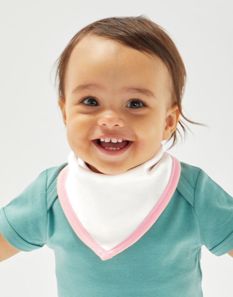 Bandana Bib - White / Red / ONE SIZE