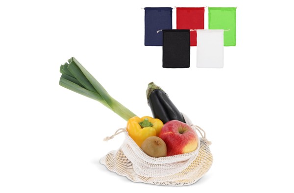 Reusable food bag OEKO-TEX® cotton 30x40cm - White