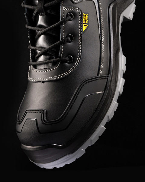 Zapato Laboral Iron - NEGRO/PLOMO / 48