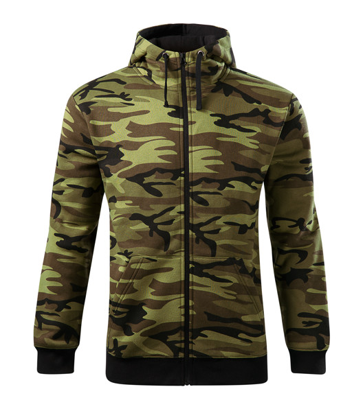 Mikina Pánská Malfini® Camo Zipper - Camouflage Green / L