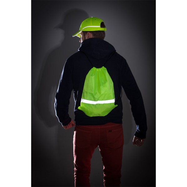 Promo backpack with reflective tape - Yellow