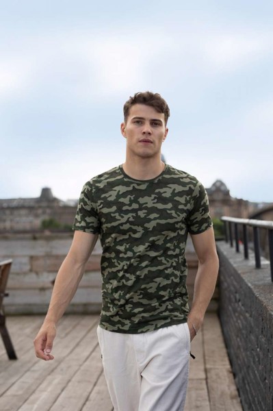Kamuflažni T - Crvena Camo / L
