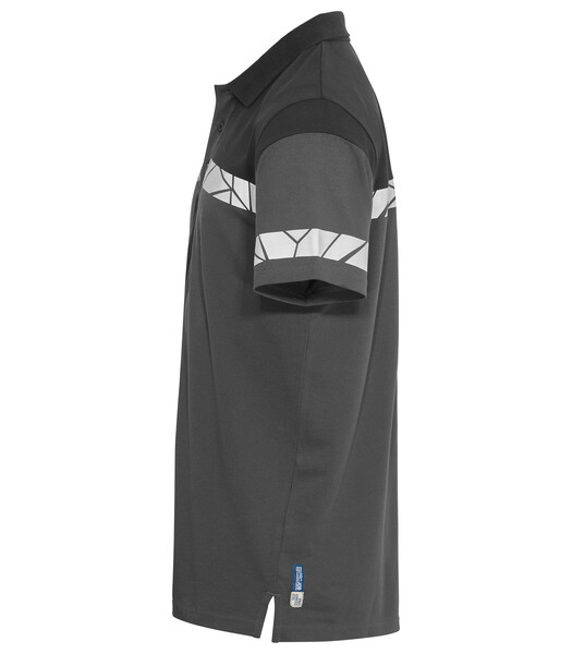 7003 POLO PIQUE PGL Grey/Black L