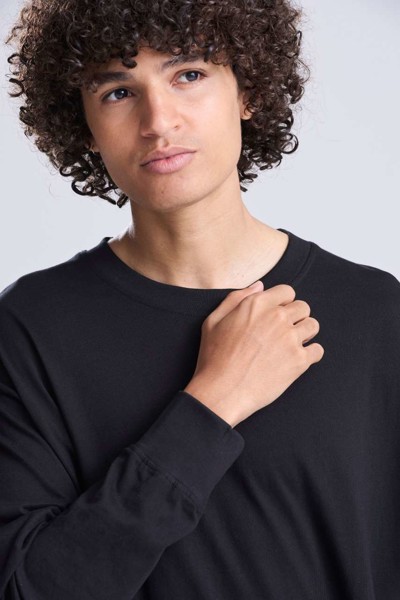 Oversize 100 Long Sleeve T - White / XL