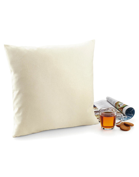 Fairtrade Cotton Canvas Cushion Cover - Black / 30X50CM (S)
