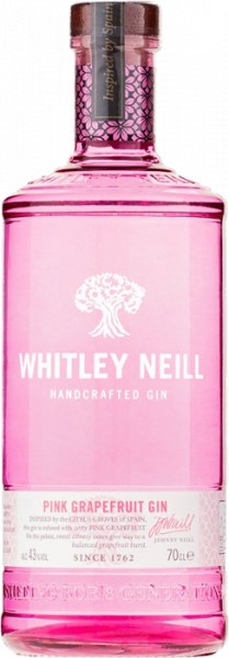 Whitley Neill Pink Grapefruit Gin 41,3% 0,7L