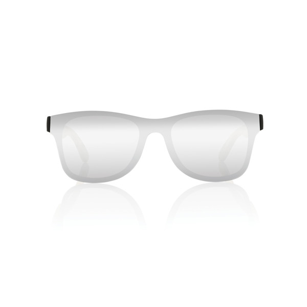 Prism RCS recycled plastic sunglasses with bamboo frame