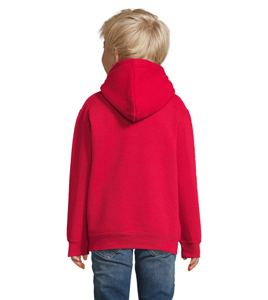 SLAM KIDS Felpa cappuccio - RossoL