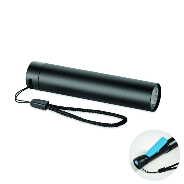 Aluminium torch Lume - Black
