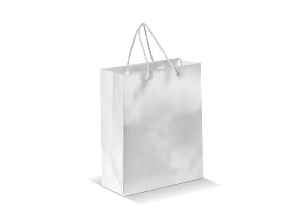 Paper bag medium - White