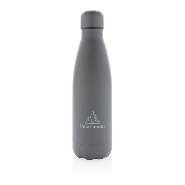Bouteille isotherme en acier 500ml - Gris