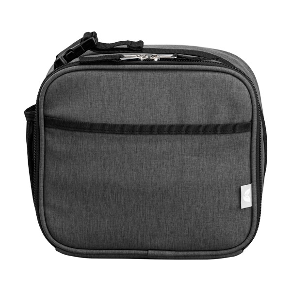 Helsinki rPET PEVA Lined Lunch Cooler Bag – 4.5L - Dark Gray / Silkscreen