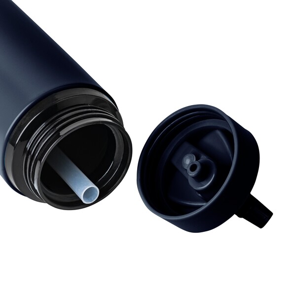 Bouteille en acier inoxydable recyclé (750 ml) Zeno - bleu