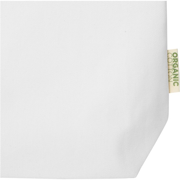 Odisha 270 g/m² OCS biologisch katoenen draagtas 10L - Wit