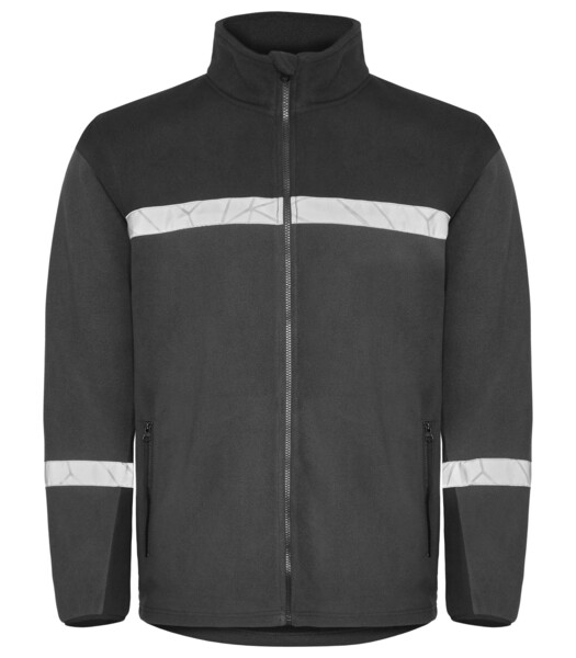 7300 FULL ZIP FLEECE PGL Grey/Black XXL