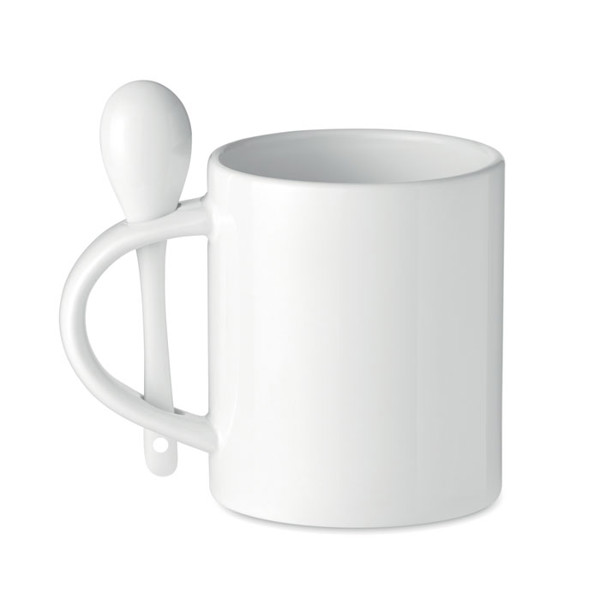 Ceramic sublimation mug 300 ml Sublim Spoon