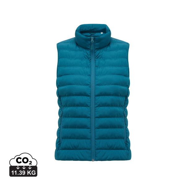 Dámska vesta IQONIQ Meru z recykl. polyesteru - Dark Teal / XXL