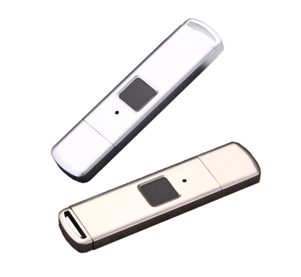 USB Flash drive with finger print XT492 - SILVER_32GB