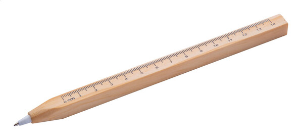 Ballpoint Pen With Ruler Burnham Black