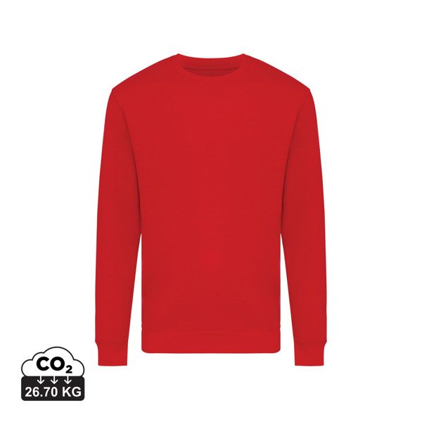 Iqoniq Zion okrogel ovratnik, 100% bombaž, 340 g/m² - Rdeča / XL