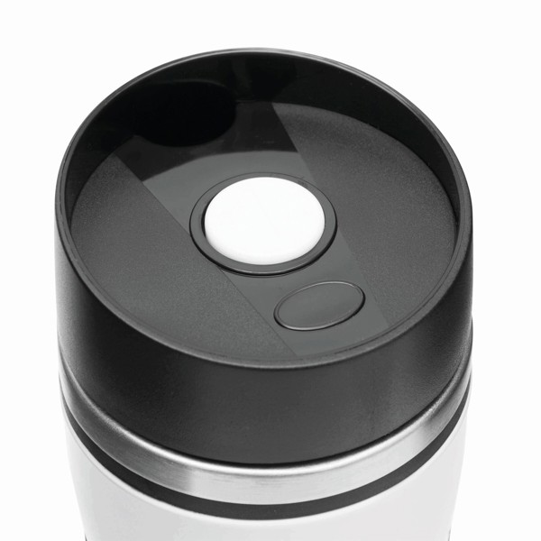 Isolierbecher Arabica - Schwarz / Weiß
