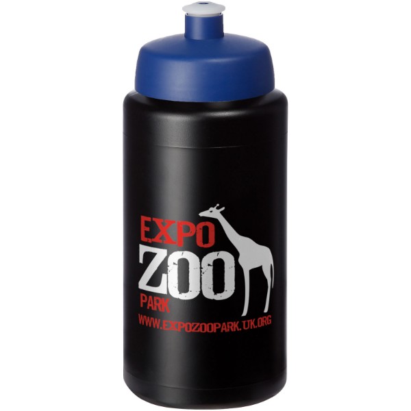 Bouteille de sport Baseline® Plus 500ml couvercle sport - Noir / Bleu