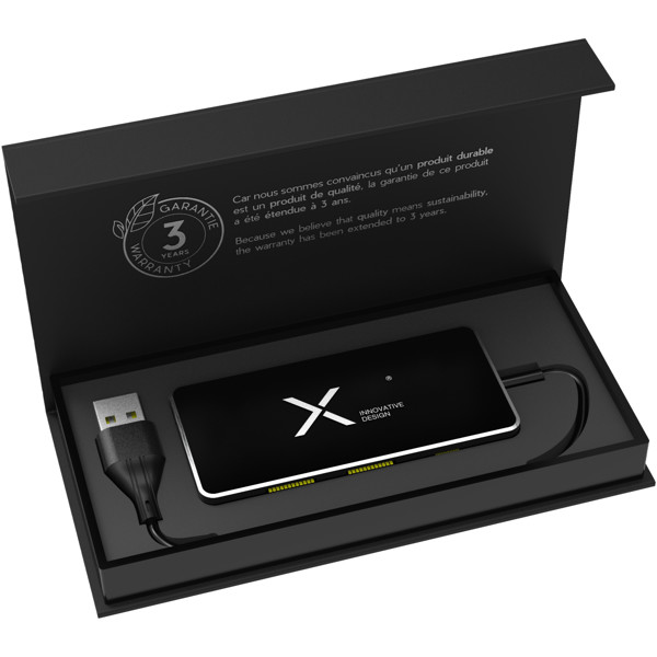 Hub USB 8 em 1 com entrada dupla e 6 portas "SCX.design H20"