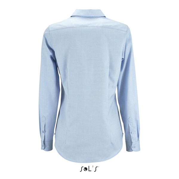 Sol's Brody Women - Herringbone Shirt - Sky Blue / 2XL