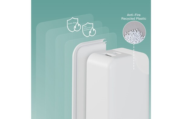 Xoopar Ice-G polnilec 65W GaN, USB-A, Type-C - Bela