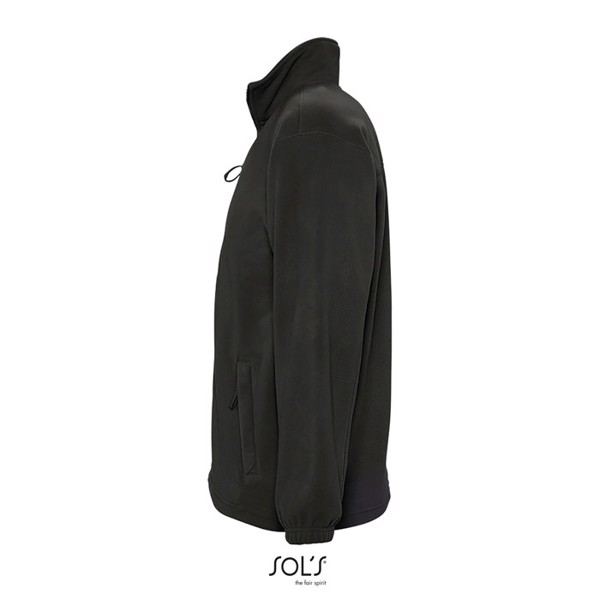 NORTH Zipped Fleece Jacket - Black / 5XL