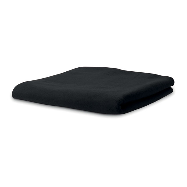Stavenger fleece blanket 120x150 cm, 180 g/m² - Black