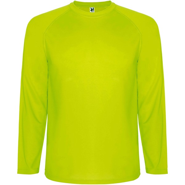 Montecarlo t-shirt de sport à manches longues pour enfants - Fluor Yellow / 12