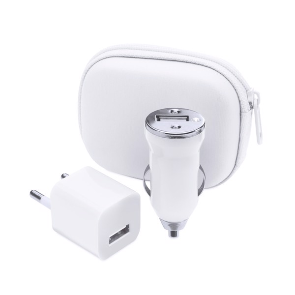 USB Chargers Set Canox - White