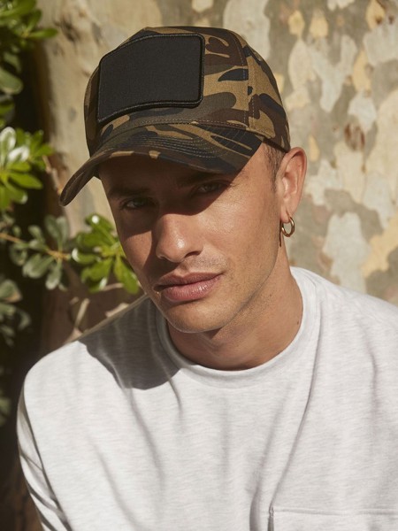 Removable Patch 5 Panel Cap - Graphite Grey