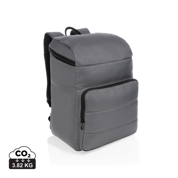 Impact AWARE™ RPET cooler backpack - Anthracite