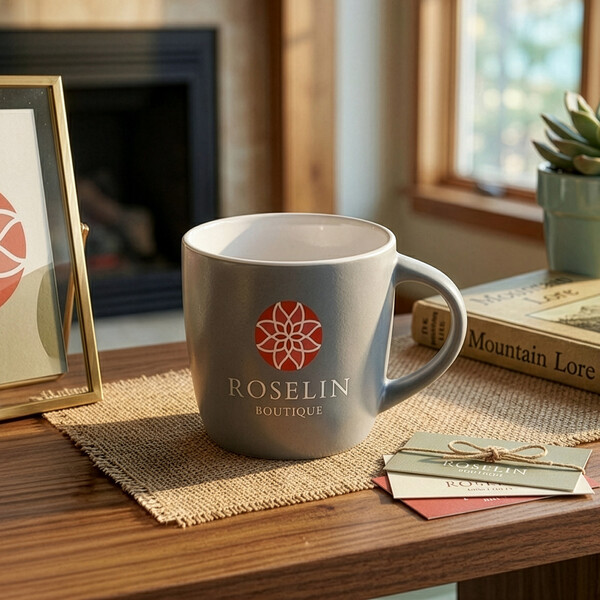 Priročna keramična skodelica, 290 g, premer 90 mm