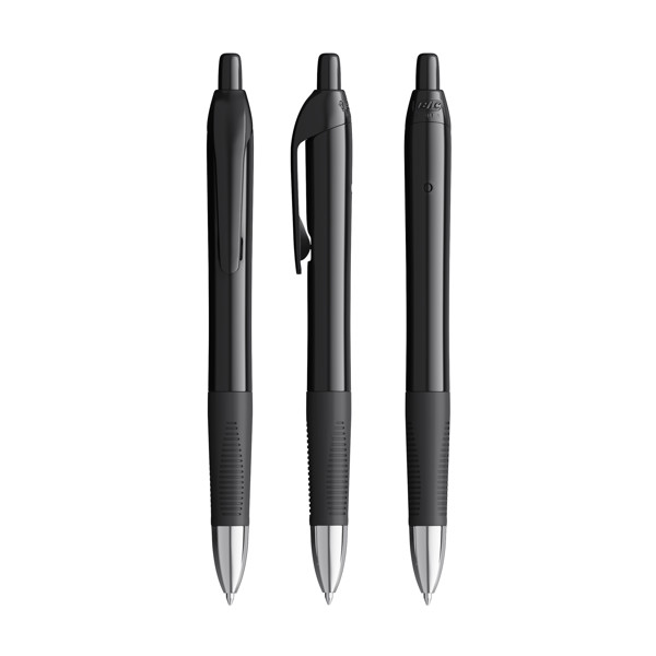 BIC® Intensity® Gel Clic - Noir / Noir / Encre Noire