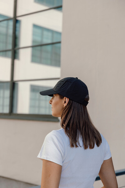 KENTO URBAN RCS recycled nylon 5 pnl adventure baseball cap - Black
