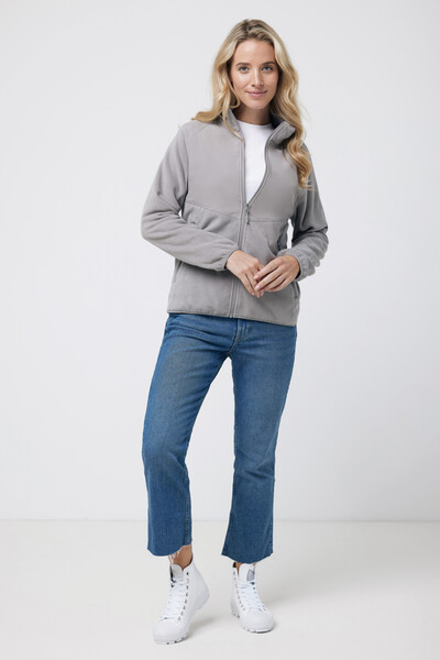 Mikrofleecová bunda IQONIQ Talung 240 g/m² - Storm Grey / 2XL